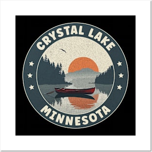 Crystal Lake Minnesota Sunset Posters and Art